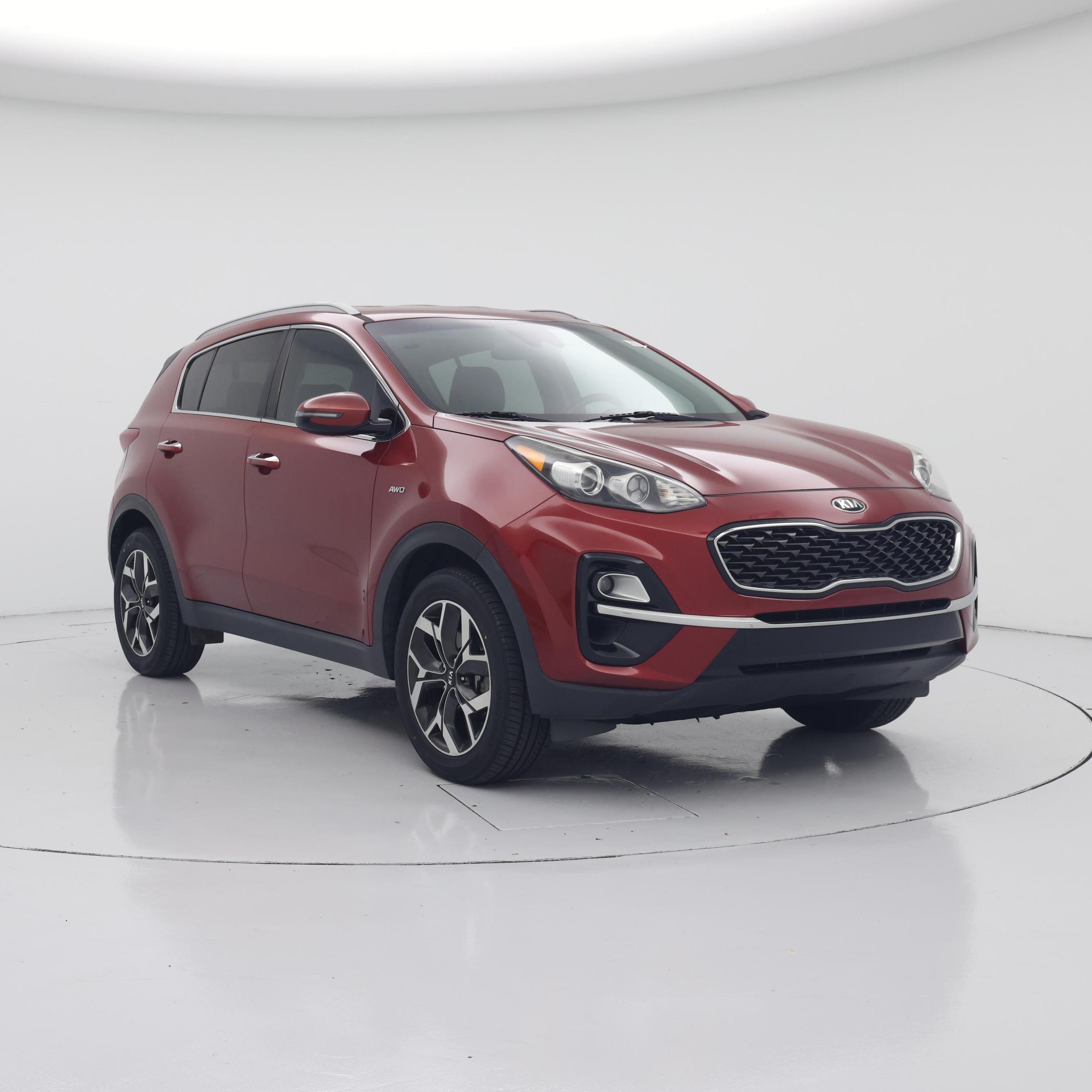Red 2020 Kia Sportage SUV / Crossover All-Wheel Drive Automatic