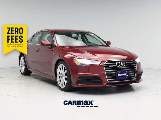 Red 2017 Audi A6 Sedan All-Wheel Drive Automatic