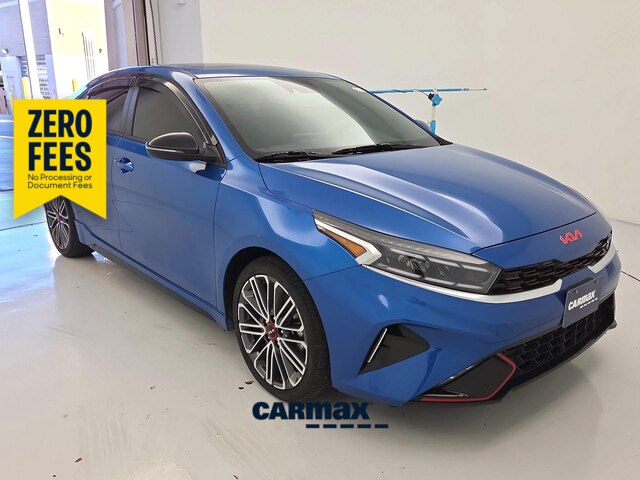 Blue 2023 Kia Forte Sedan Front-Wheel Drive Manual