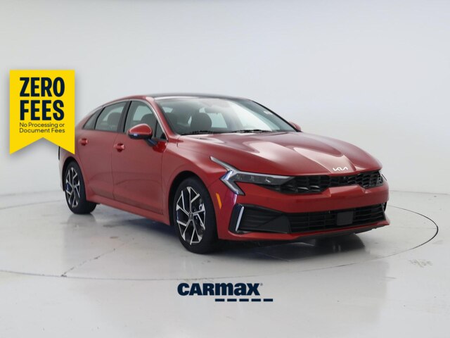 Red 2025 Kia K5 Sedan Front-Wheel Drive Automatic