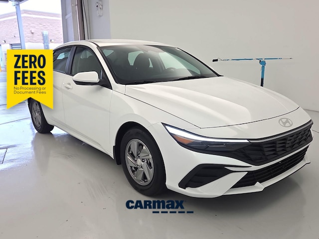 White 2026 Hyundai Elantra Sedan Front-Wheel Drive Automatic