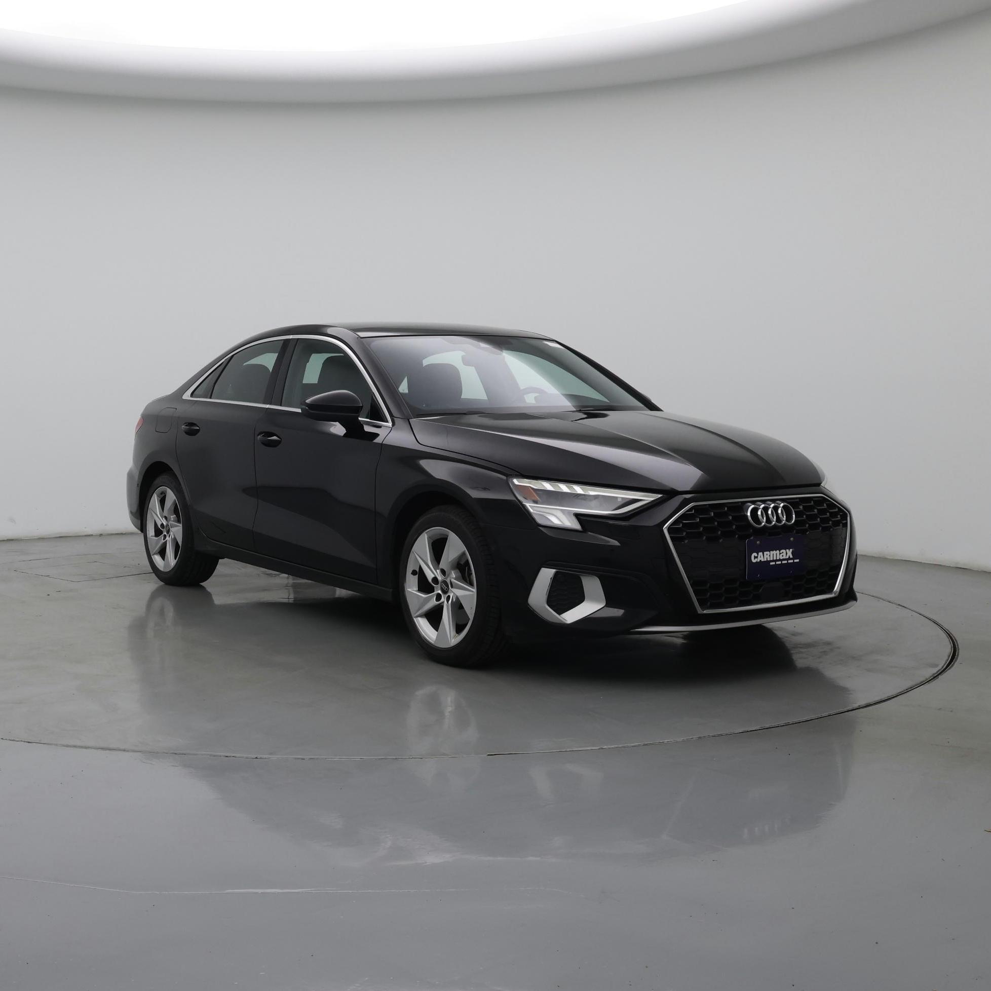 Black 2023 Audi A3 Sedan Front-Wheel Drive Automatic