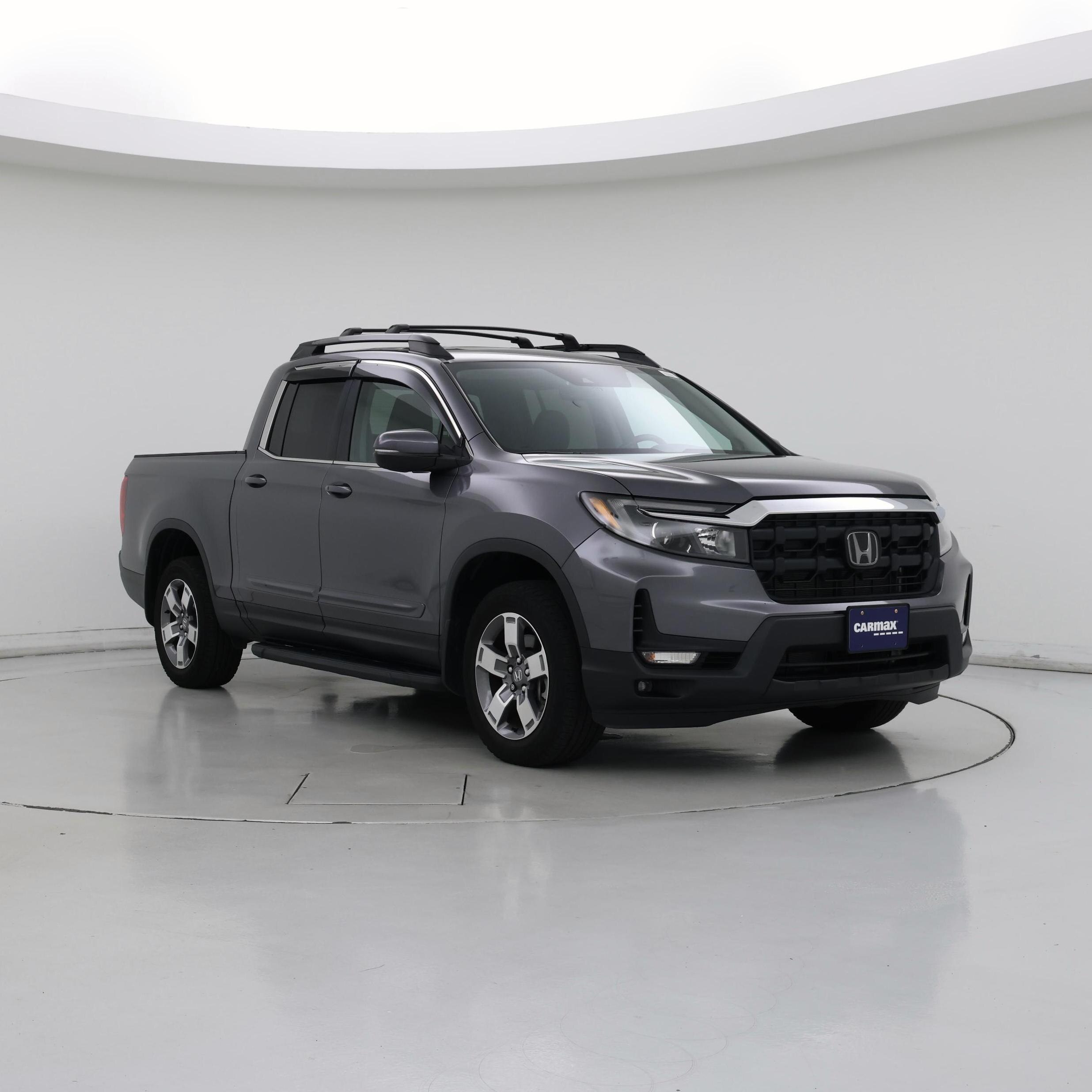 Gray 2025 Honda Ridgeline Pickup Truck All-Wheel Drive Automatic