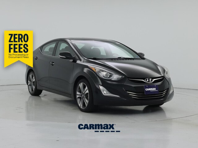 Black 2014 Hyundai Elantra Sedan Front-Wheel Drive Automatic
