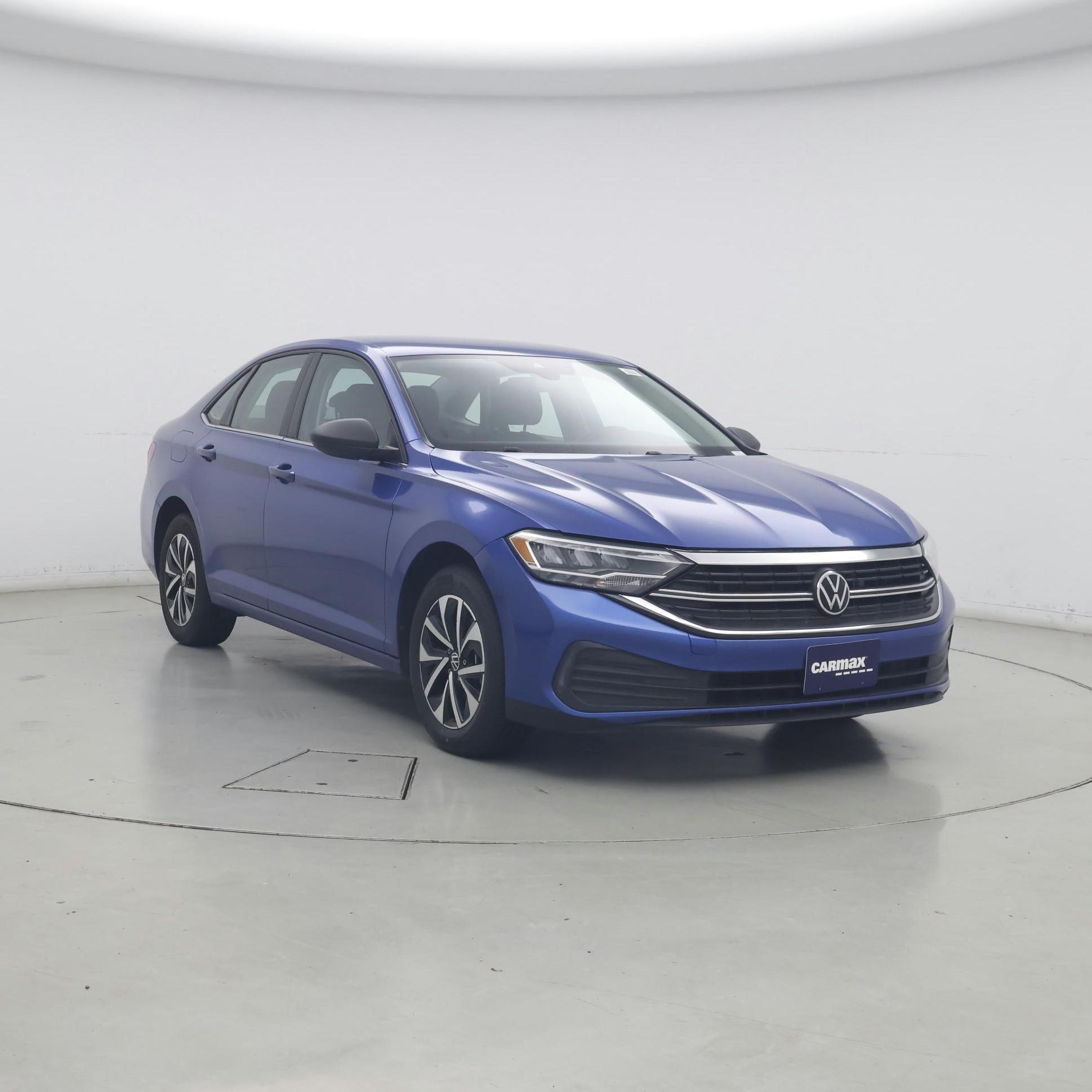 Blue 2024 Volkswagen Jetta Sedan Front-Wheel Drive Automatic