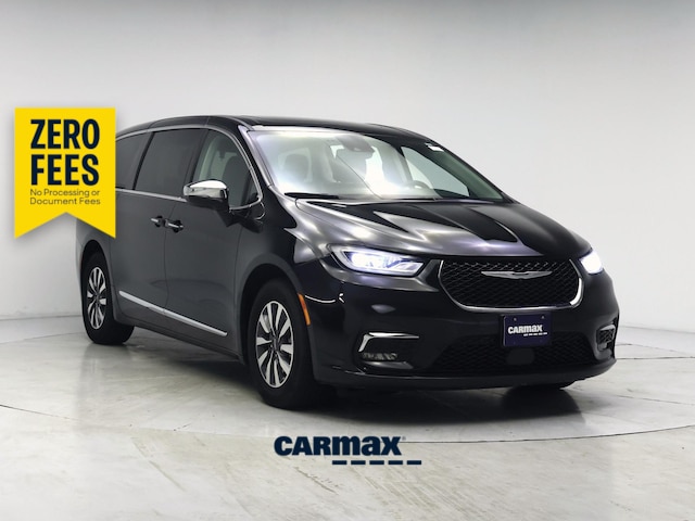 Black 2023 Chrysler Pacifica Hybrid Minivan Front-Wheel Drive Automatic