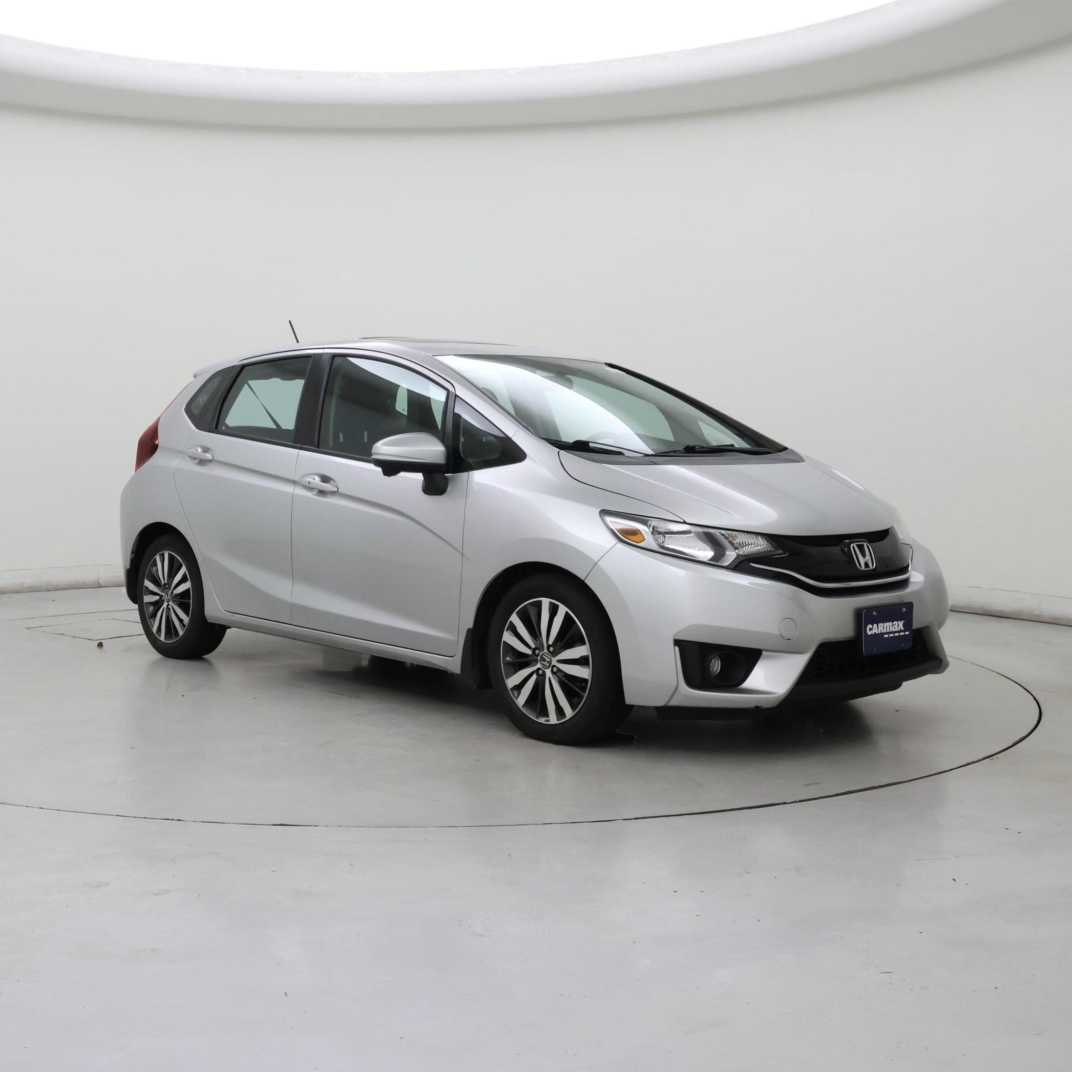 Silver 2015 Honda Fit Hatchback Front-Wheel Drive Automatic