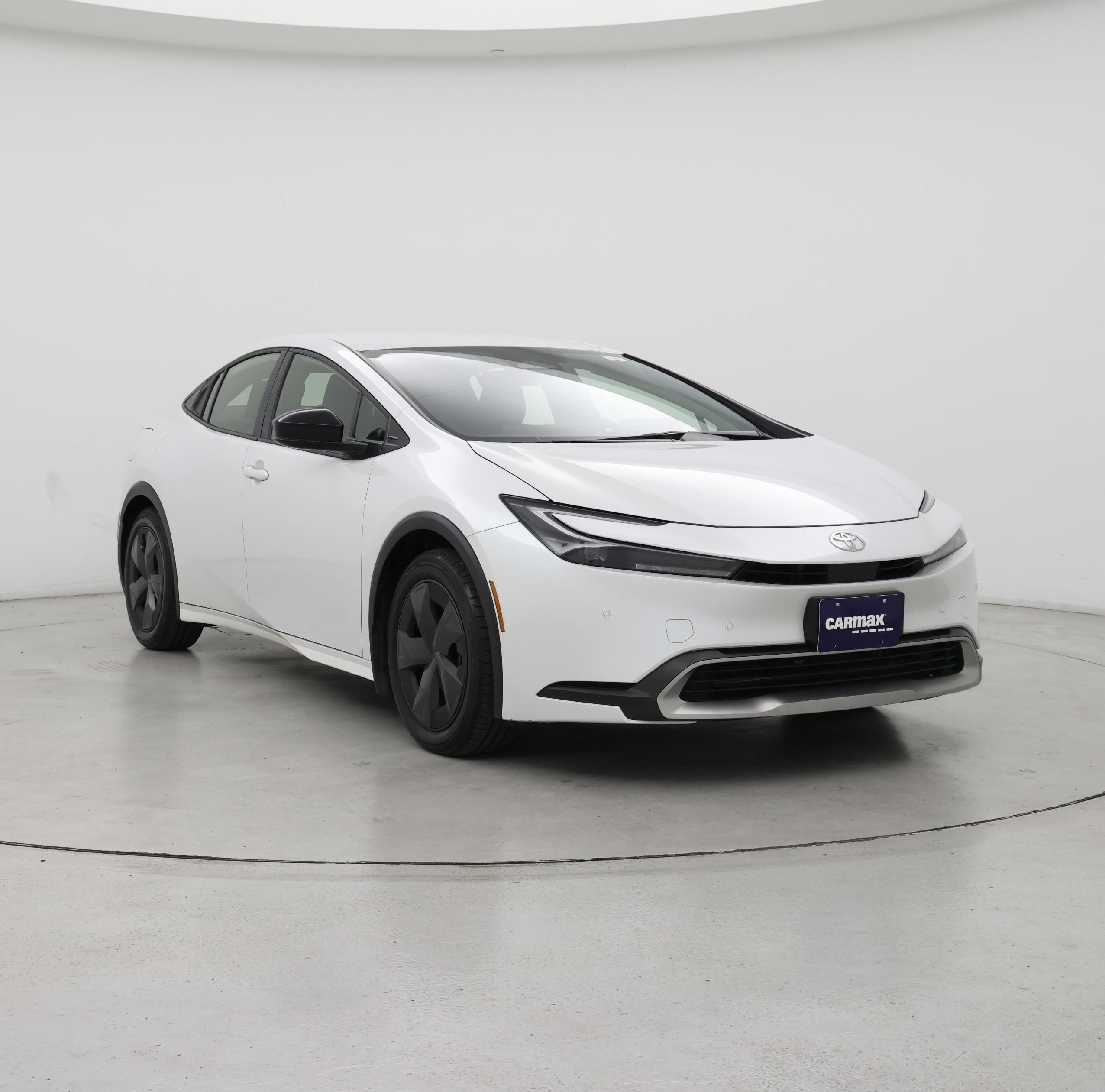 White 2024 Toyota Prius Prime Hatchback Front-Wheel Drive Automatic