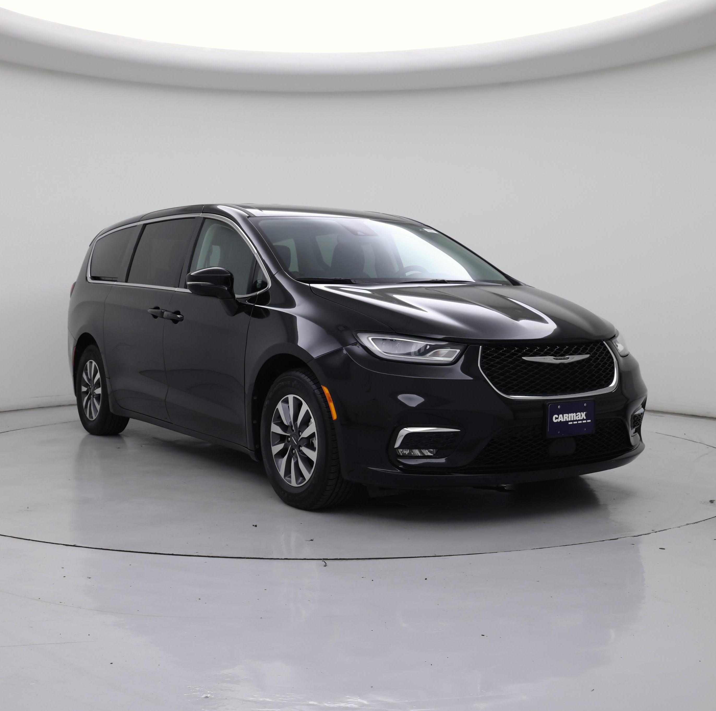 Black 2024 Chrysler Pacifica Hybrid Minivan Front-Wheel Drive Automatic