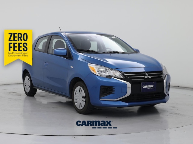 Silver 2024 Mitsubishi Mirage Hatchback Front-Wheel Drive Automatic