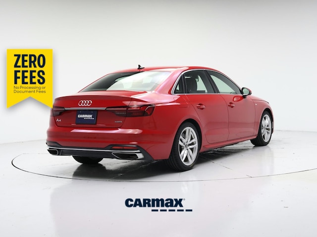 Red 2024 Audi A4 Sedan All-Wheel Drive Automatic