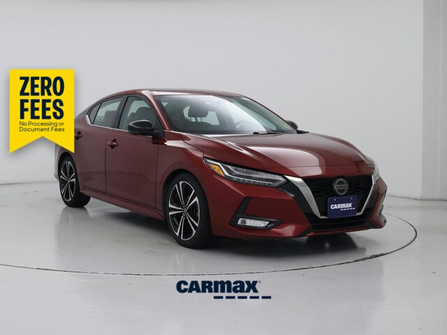 Red 2021 Nissan Sentra Sedan Front-Wheel Drive Automatic