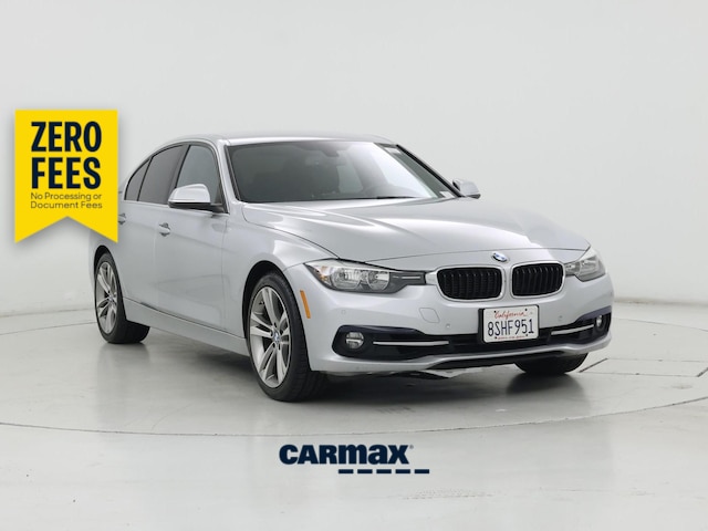Silver 2017 BMW 3 Series Sedan Rear-Wheel Drive Automatic