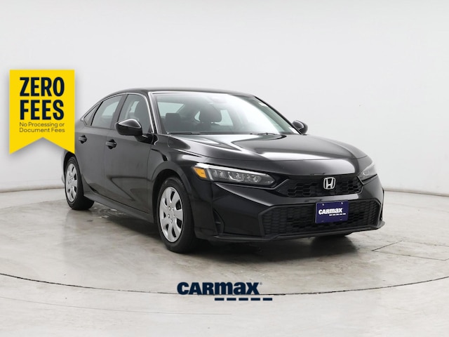 Black 2026 Honda Civic Sedan Front-Wheel Drive Automatic