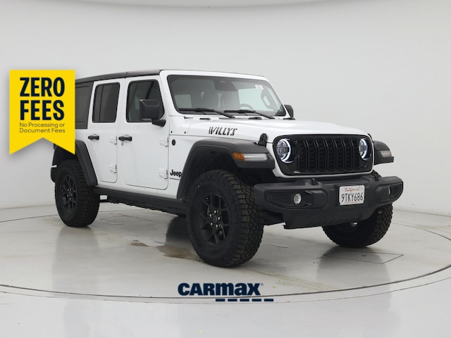 White 2025 Jeep Wrangler SUV / Crossover Four-Wheel Drive Automatic