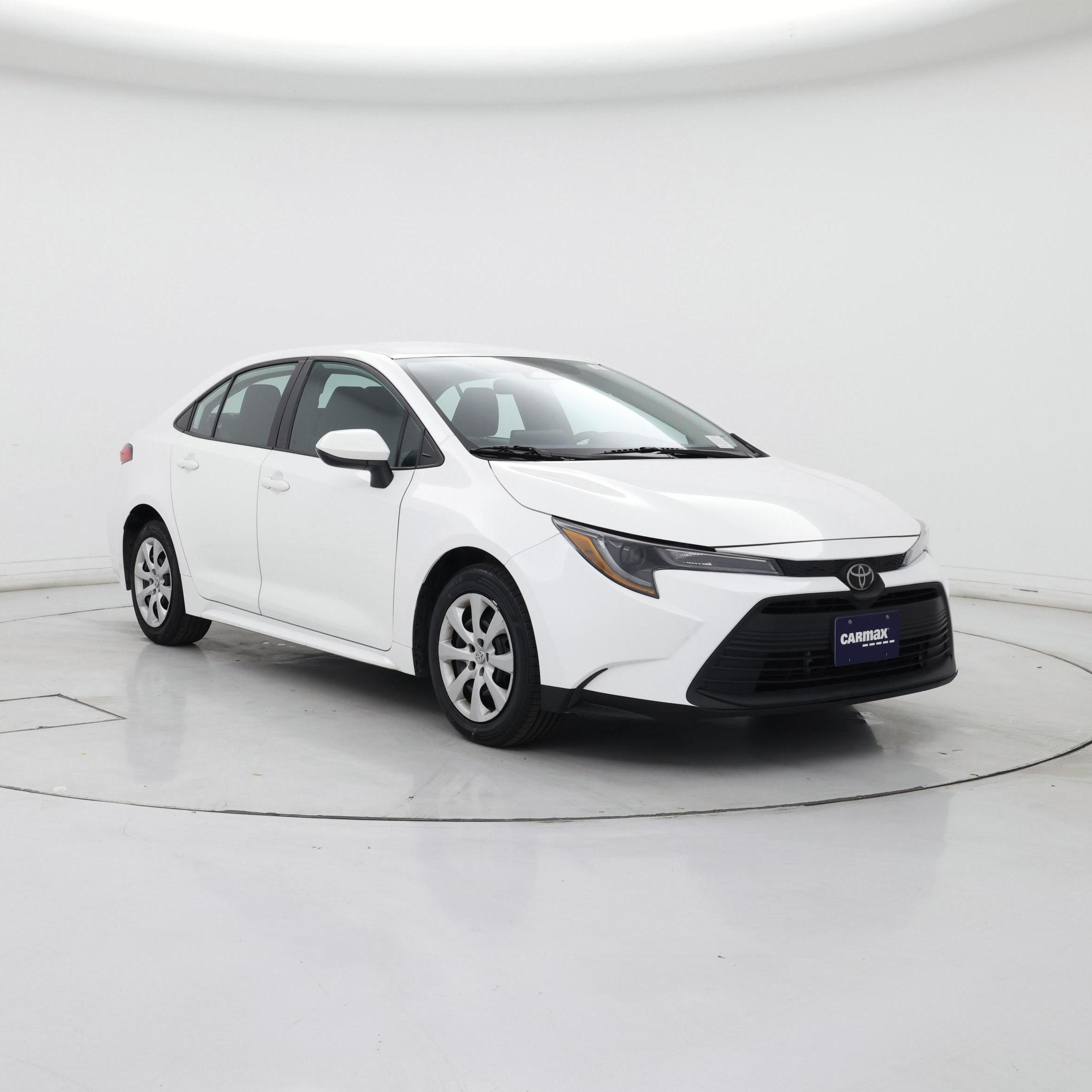 White 2025 Toyota Corolla Sedan Front-Wheel Drive Automatic