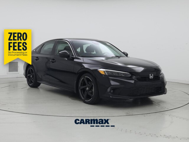 Black 2024 Honda Civic Sedan Front-Wheel Drive Automatic