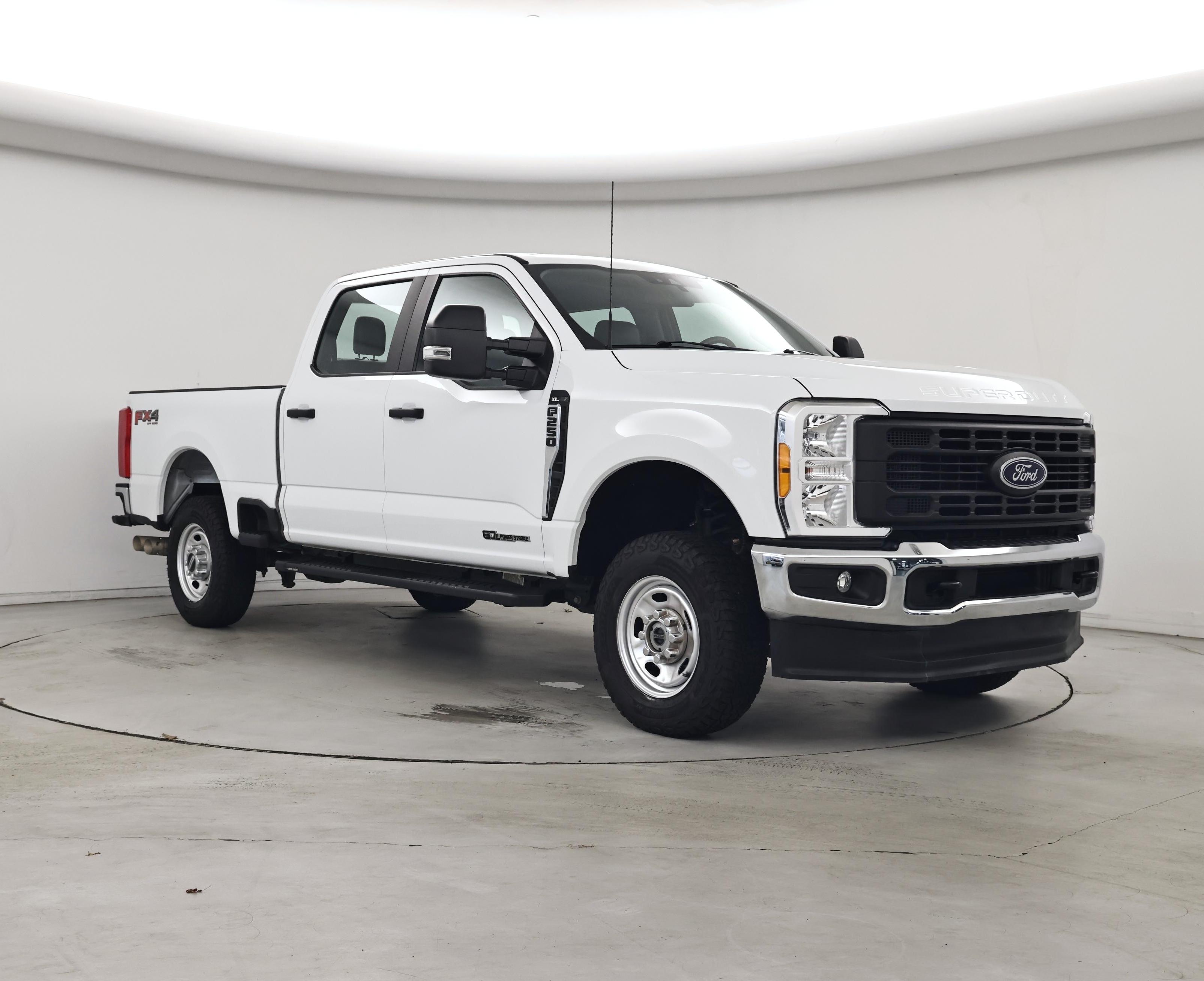 White 2023 Ford F-250 Super Duty Pickup Truck Four-Wheel Drive Automatic
