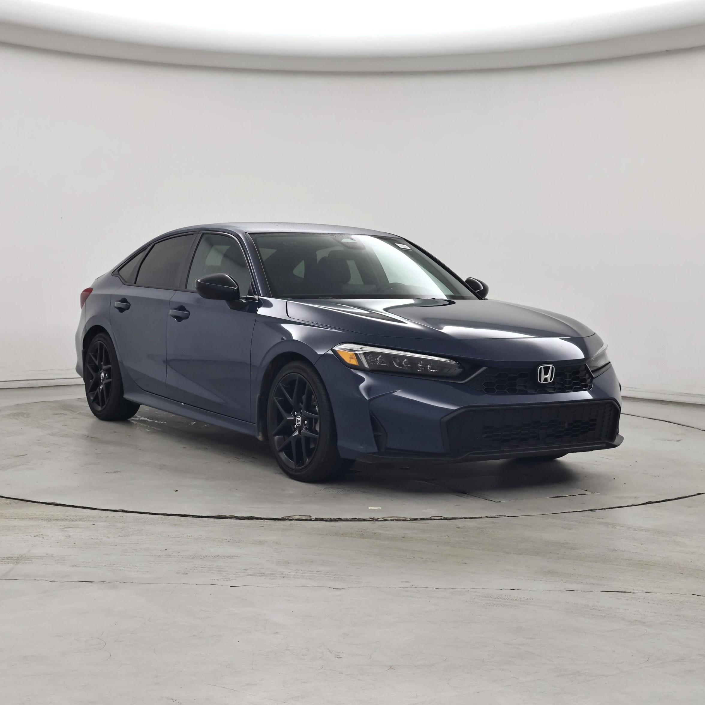Blue 2025 Honda Civic Sedan Front-Wheel Drive Automatic
