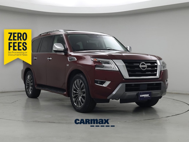 Red (Burgundy) 2021 Nissan Armada SUV / Crossover 4X2 Automatic