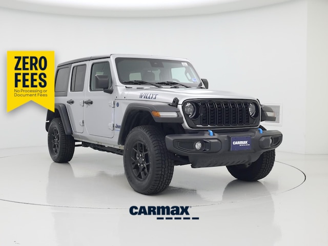 Silver 2024 Jeep Wrangler 4xe SUV / Crossover Four-Wheel Drive Automatic