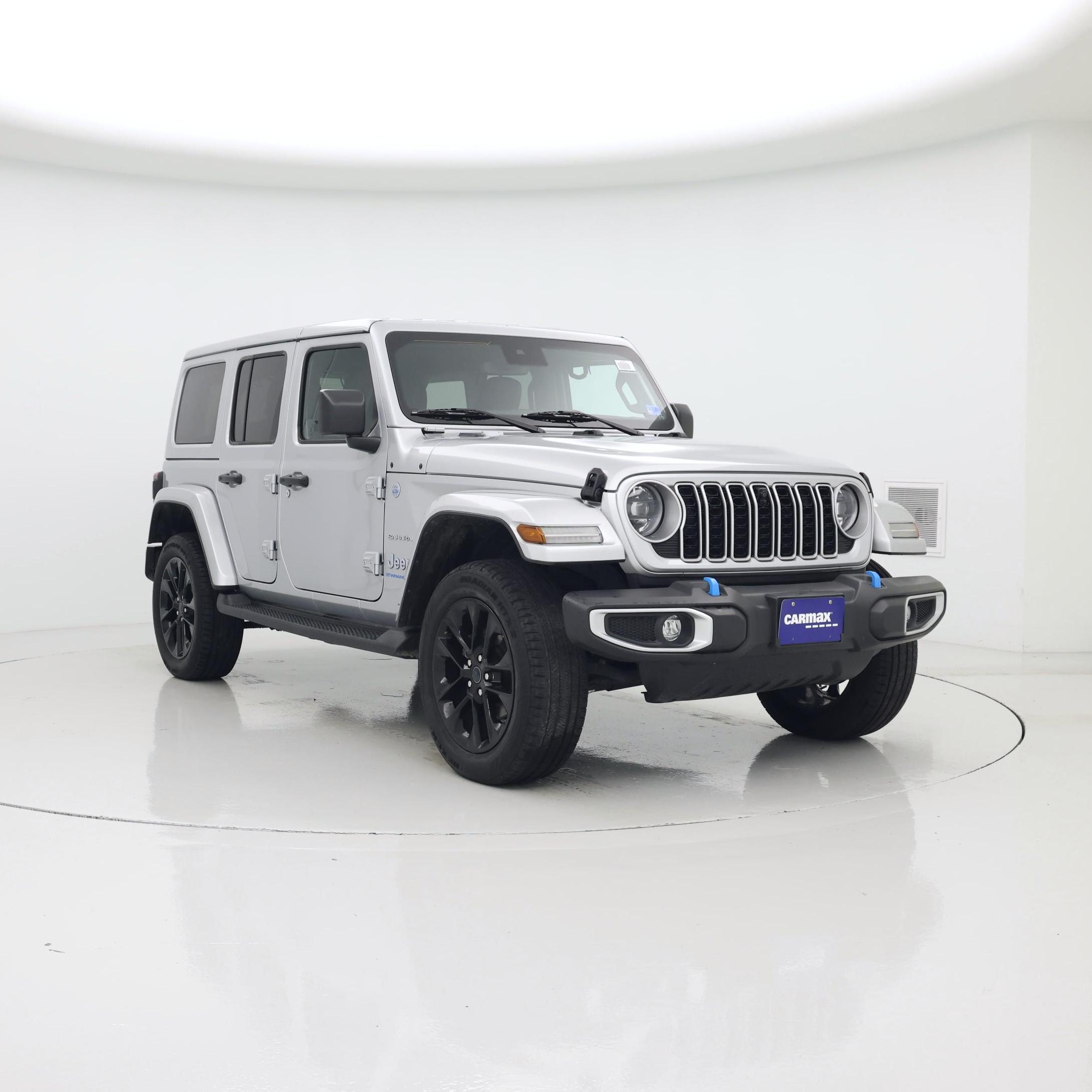 Silver 2024 Jeep Wrangler 4xe SUV / Crossover Four-Wheel Drive Automatic