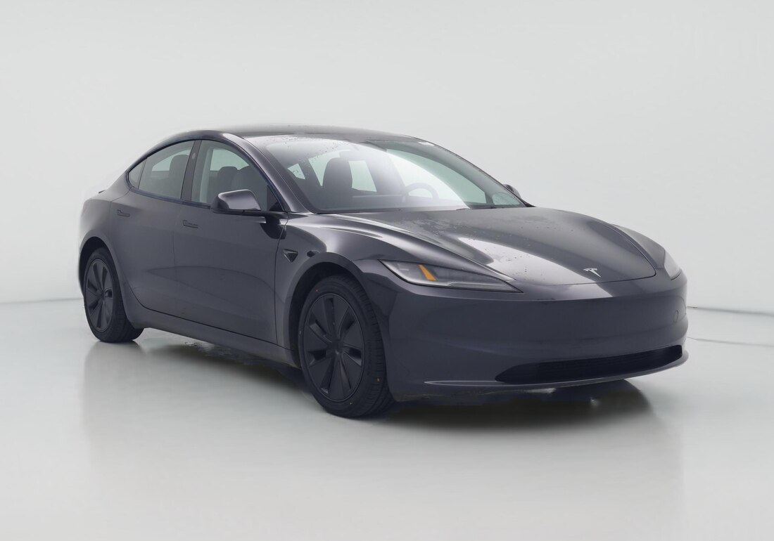 2024 Tesla Model 3 Long Range All-Wheel Drive in Gray — CarMax photo