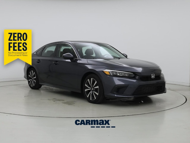 Gray 2023 Honda Civic Sedan Front-Wheel Drive Automatic