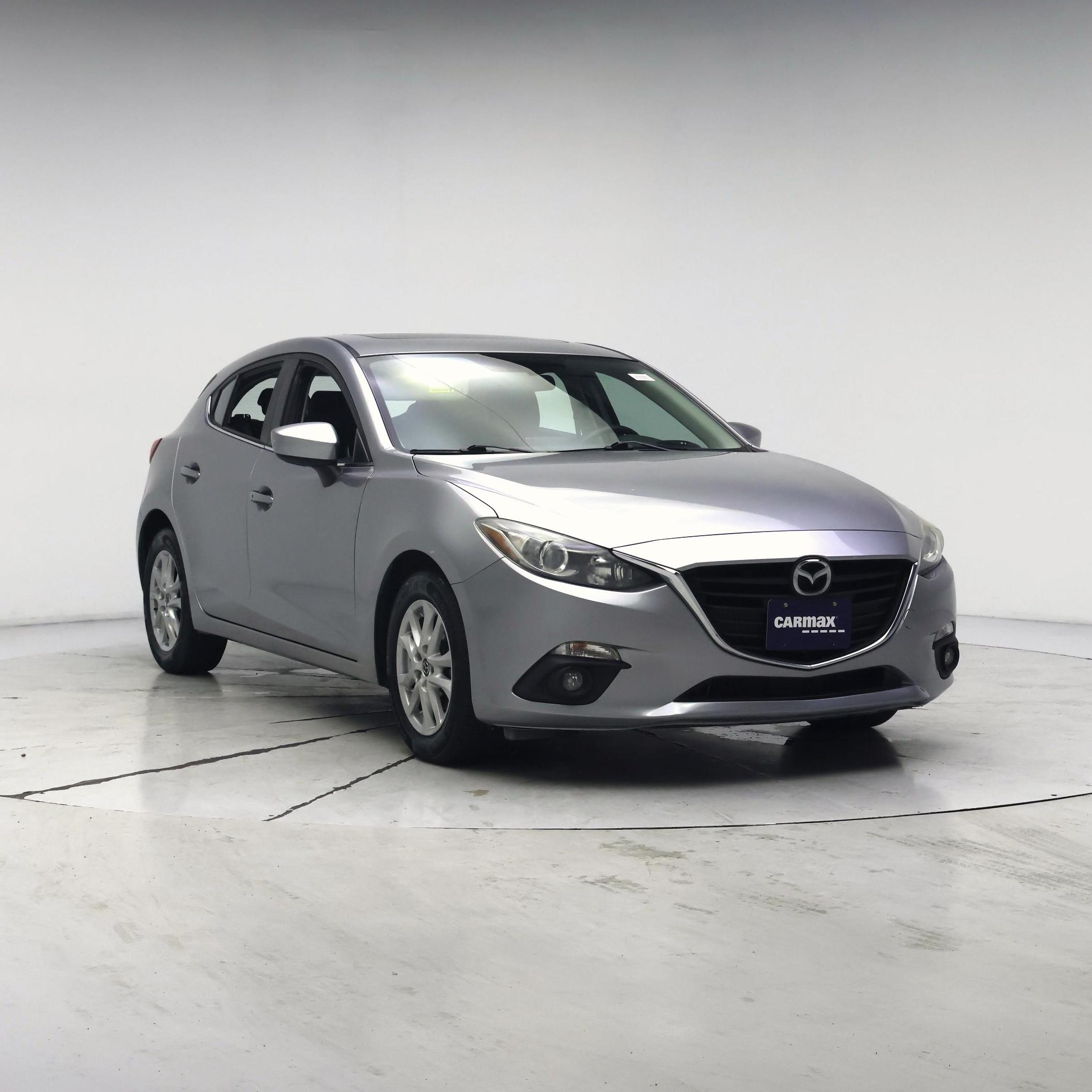 Silver 2015 Mazda MAZDA3 Hatchback Front-Wheel Drive Automatic