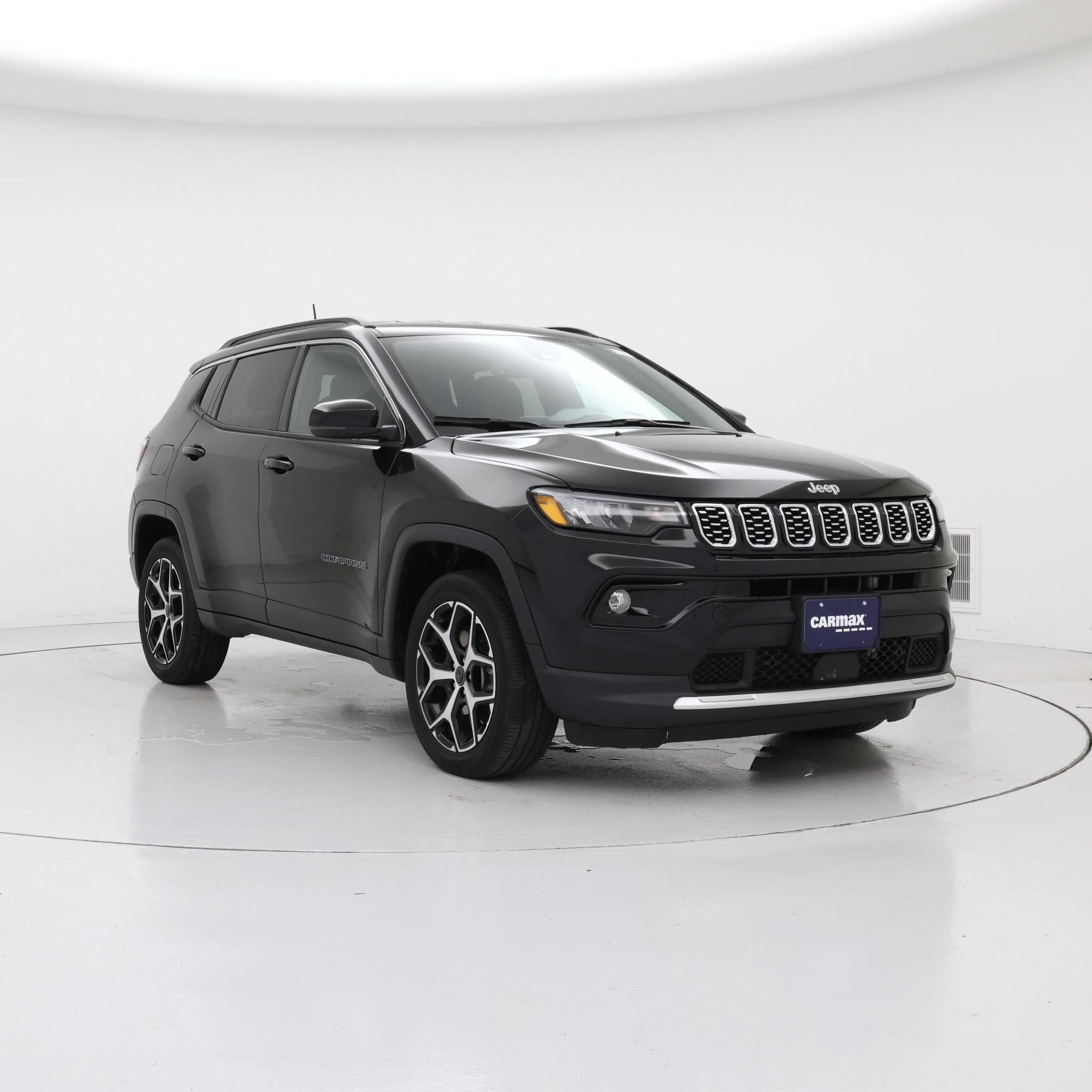 Black 2025 Jeep Compass SUV / Crossover Four-Wheel Drive Automatic