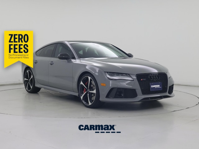 Black 2015 Audi RS 7 Sedan All-Wheel Drive Automatic