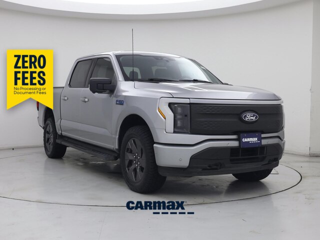 Black 2024 Ford F-150 Lightning Pickup Truck All-Wheel Drive Automatic