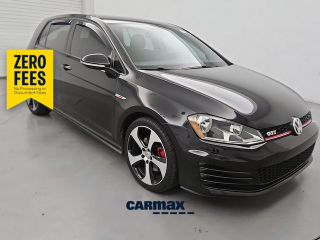 Black 2017 Volkswagen Golf GTI Hatchback Front-Wheel Drive Manual