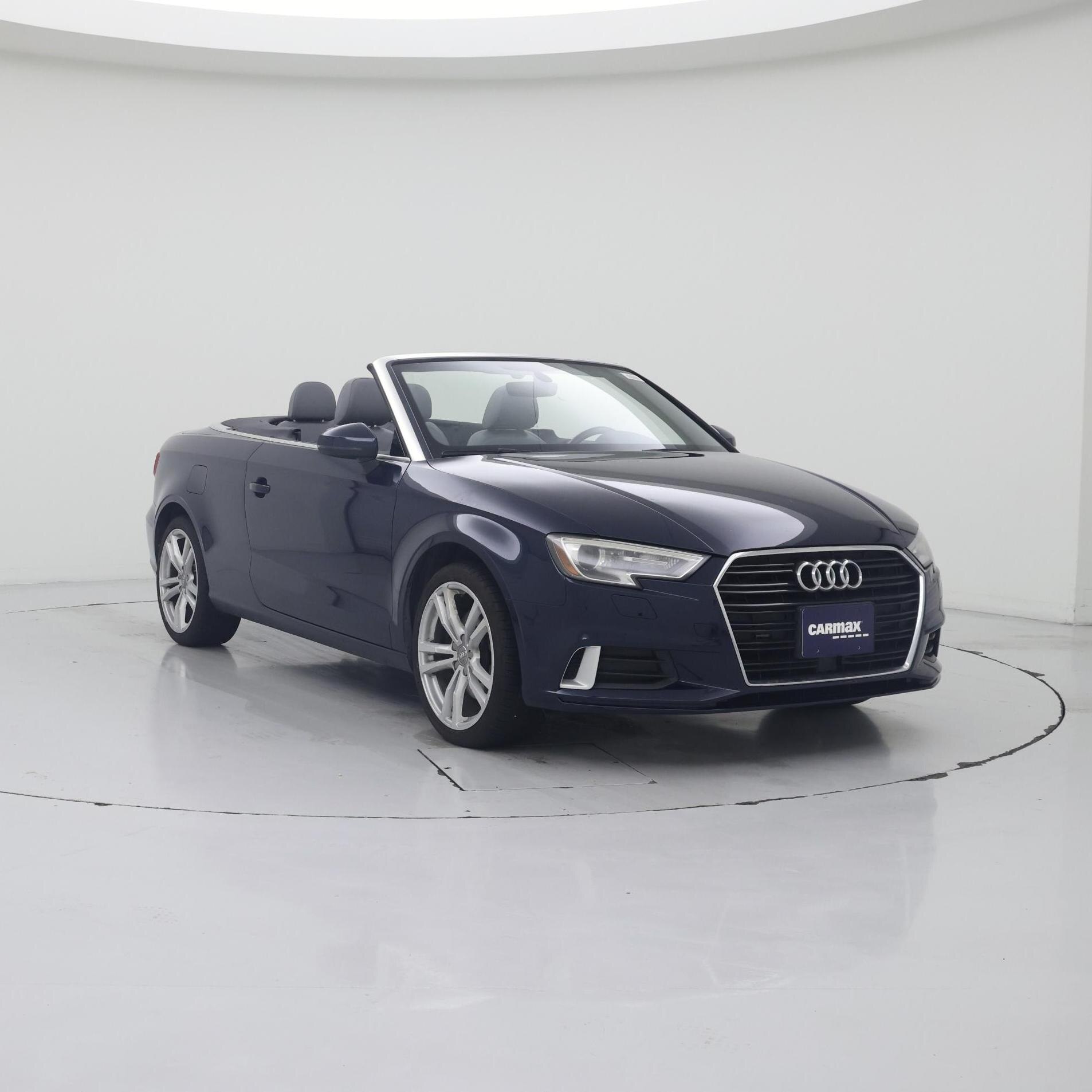 Blue 2018 Audi A3 Convertible Front-Wheel Drive Automatic