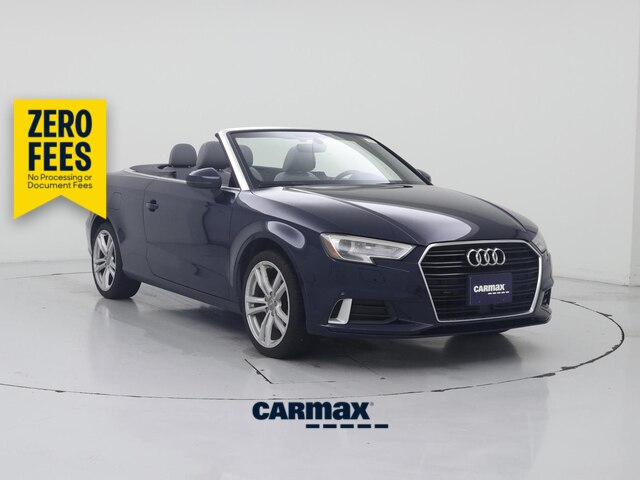 Blue 2018 Audi A3 Convertible Front-Wheel Drive Automatic
