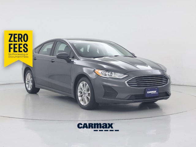 Gray 2020 Ford Fusion Hybrid Sedan Front-Wheel Drive Automatic