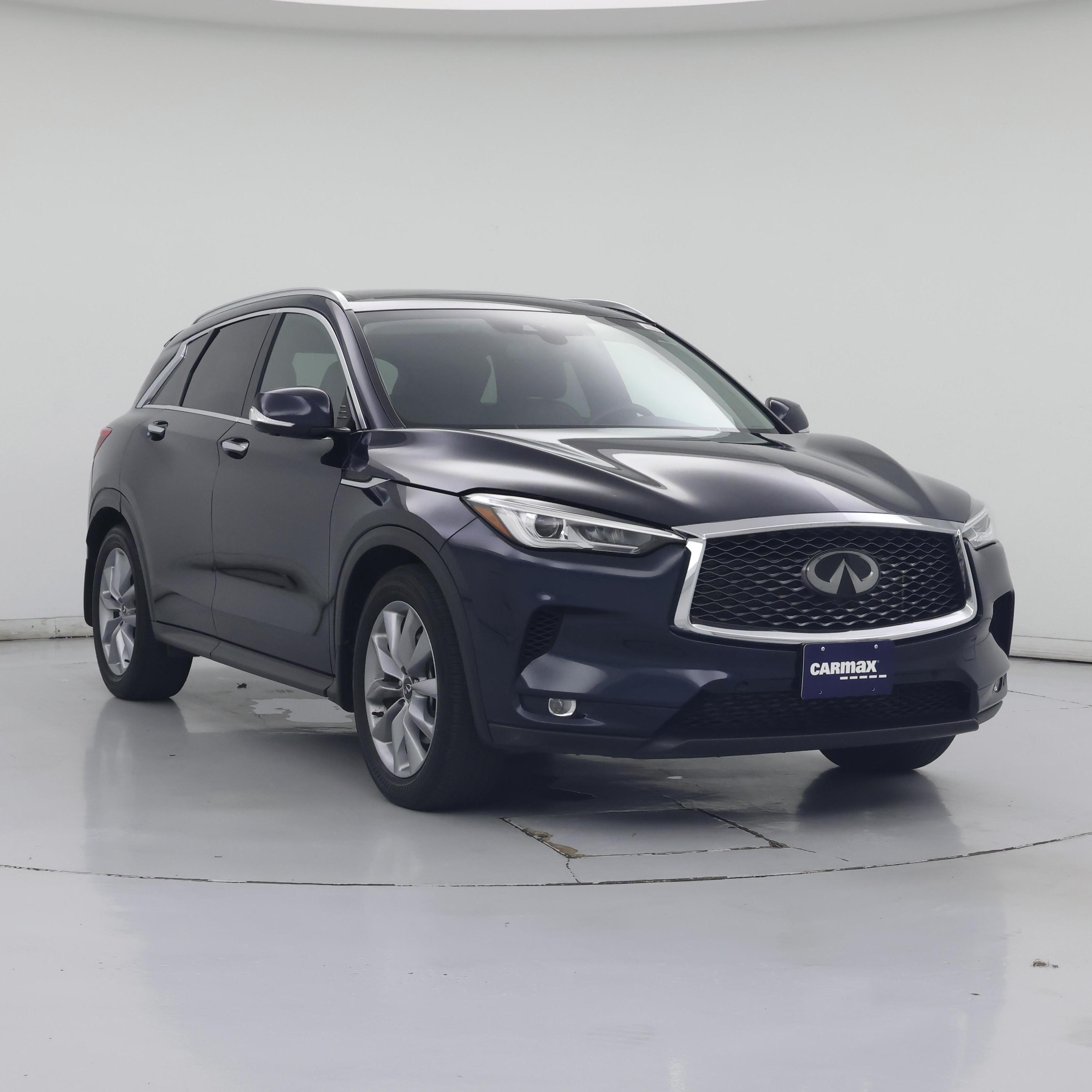 Blue 2021 INFINITI QX50 SUV / Crossover All-Wheel Drive Automatic