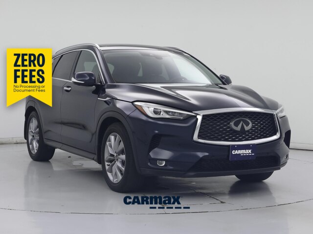Blue 2021 INFINITI QX50 SUV / Crossover All-Wheel Drive Automatic