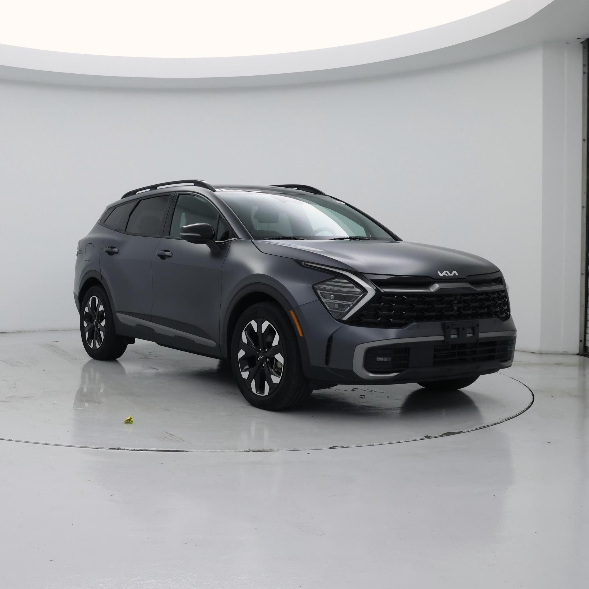 Gray 2023 Kia Sportage Hybrid Plug-In SUV / Crossover All-Wheel Drive Automatic