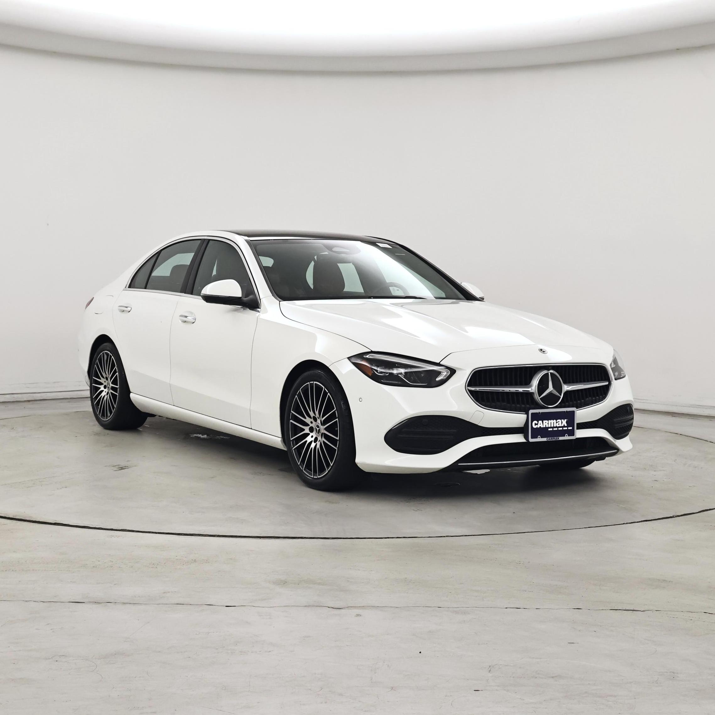 White 2023 Mercedes-Benz C-Class Sedan All-Wheel Drive Automatic