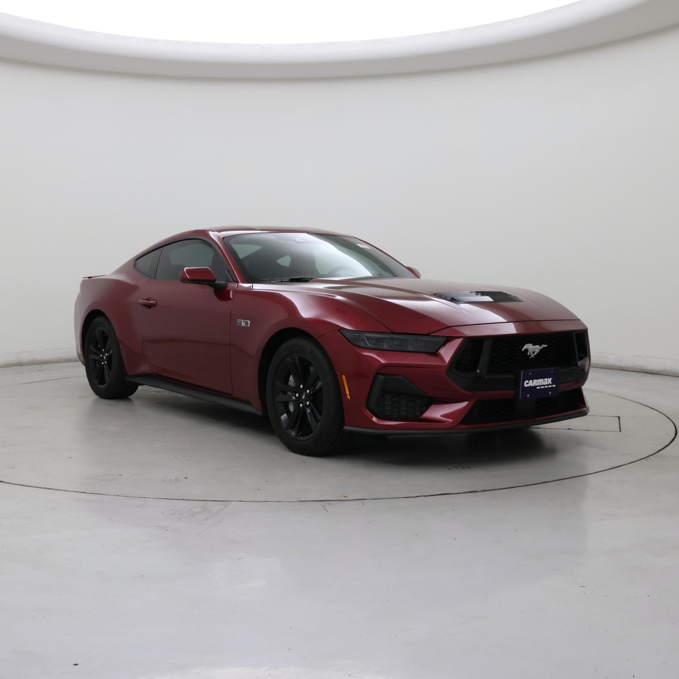 Red 2025 Ford Mustang Coupe Rear-Wheel Drive Automatic