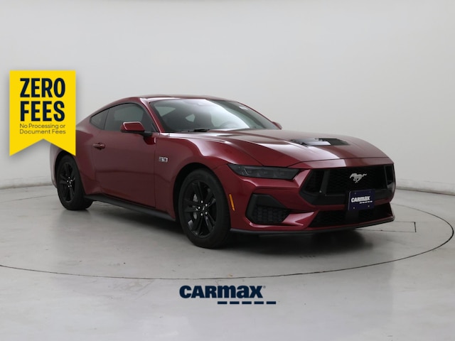 Red 2025 Ford Mustang Coupe Rear-Wheel Drive Automatic
