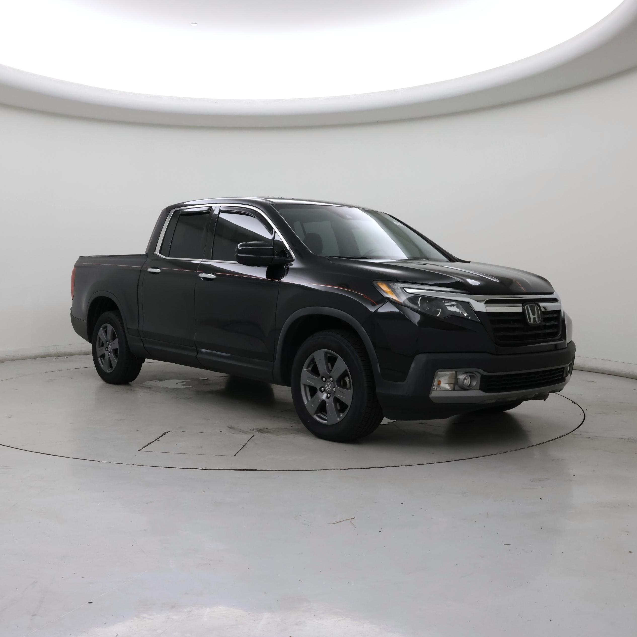Black 2020 Honda Ridgeline Pickup Truck All-Wheel Drive Automatic