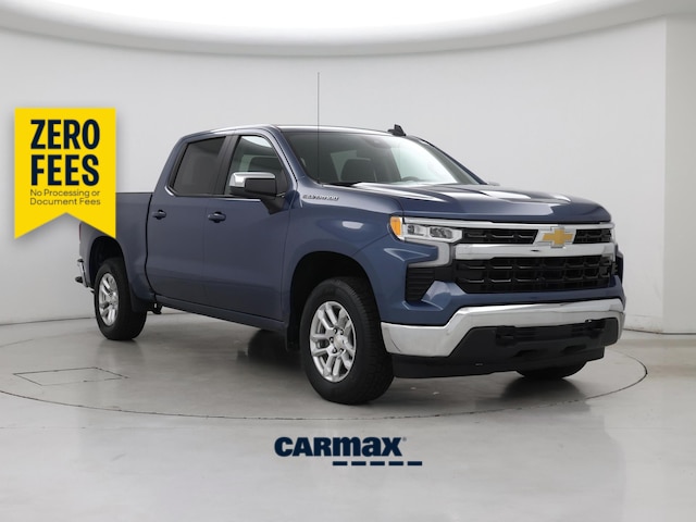 Blue 2024 Chevrolet Silverado 1500 Pickup Truck Four-Wheel Drive Automatic