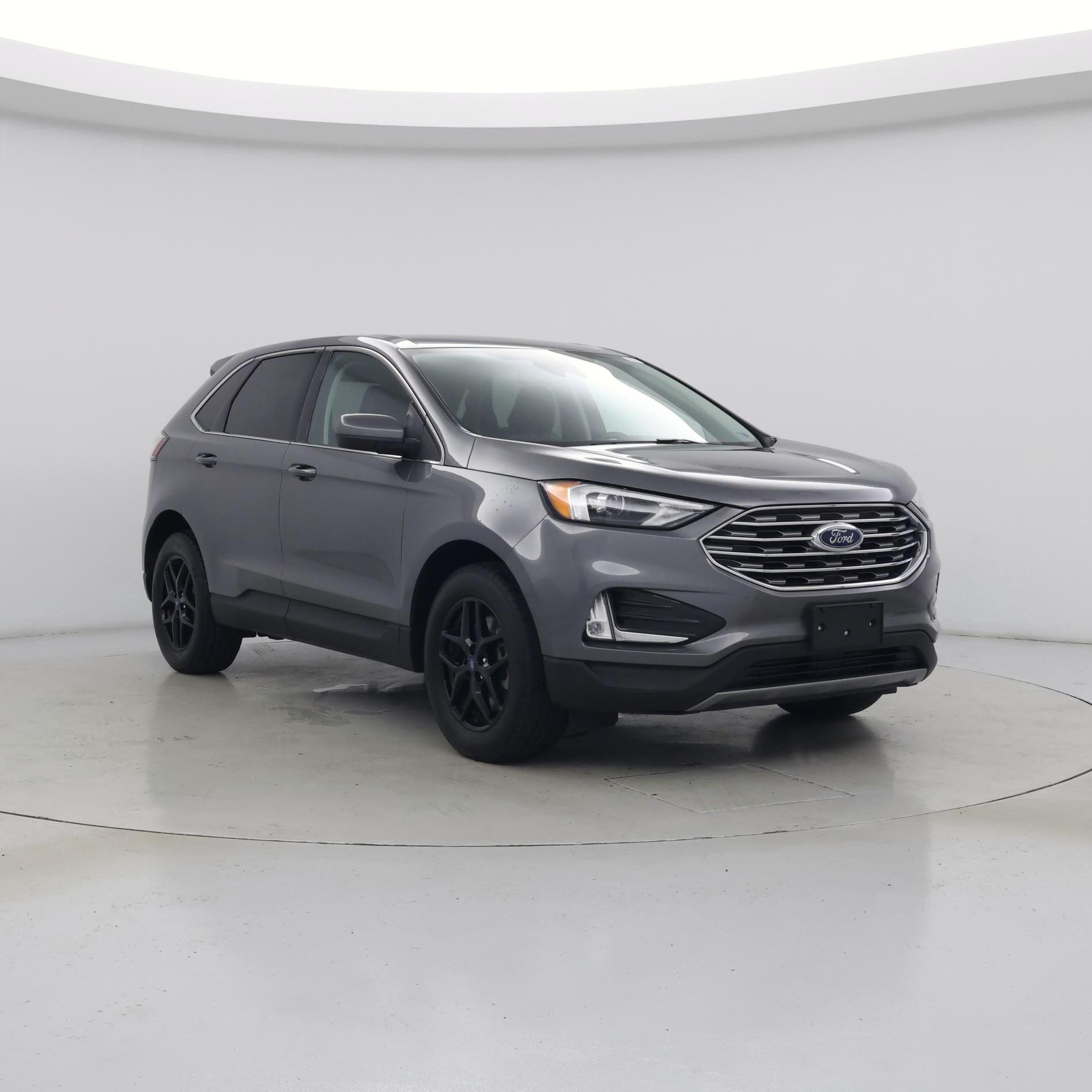 Gray 2022 Ford Edge SUV / Crossover All-Wheel Drive Automatic