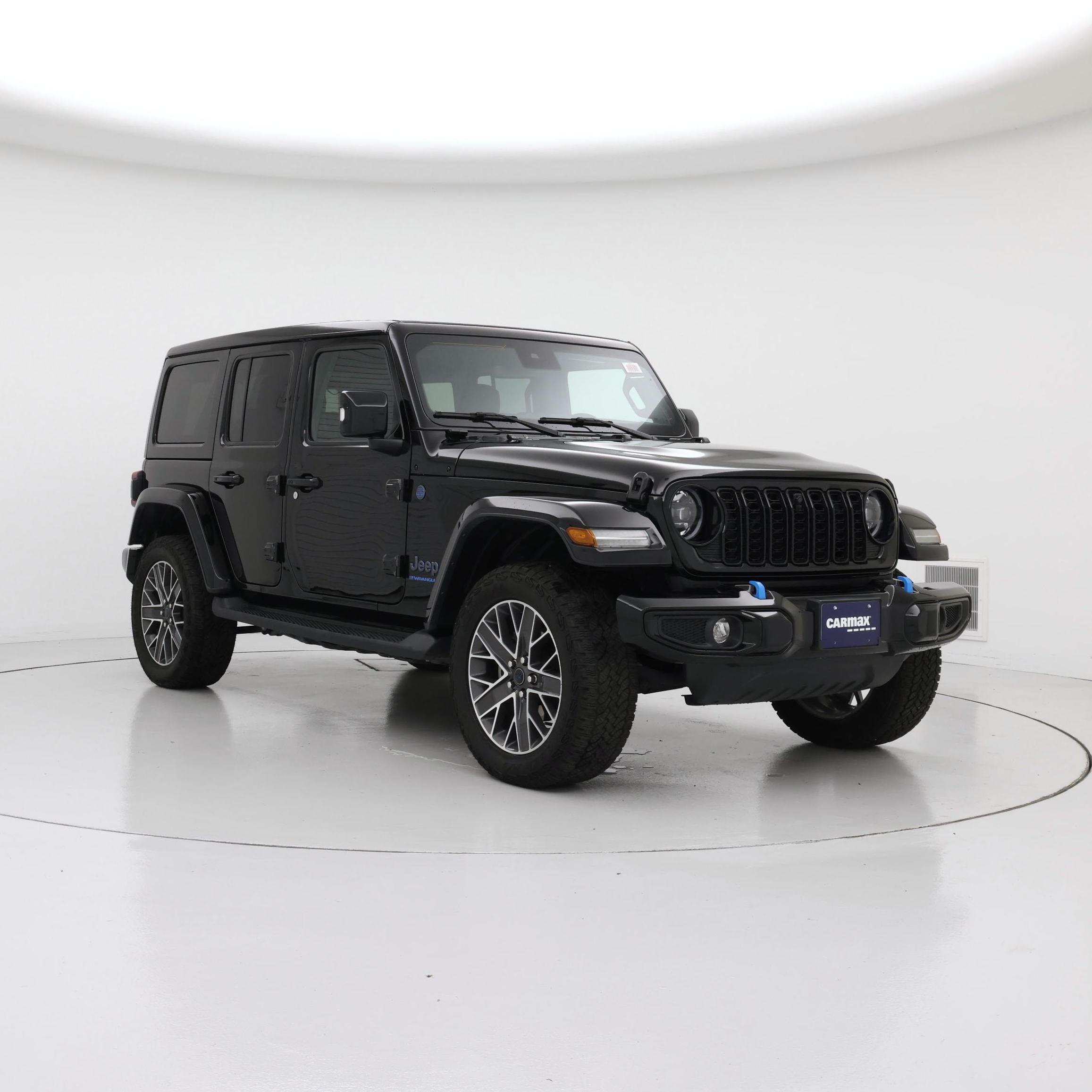 Black 2024 Jeep Wrangler 4xe SUV / Crossover Four-Wheel Drive Automatic