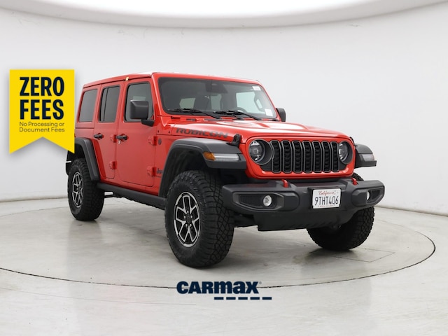 Red 2025 Jeep Wrangler SUV / Crossover Four-Wheel Drive Automatic