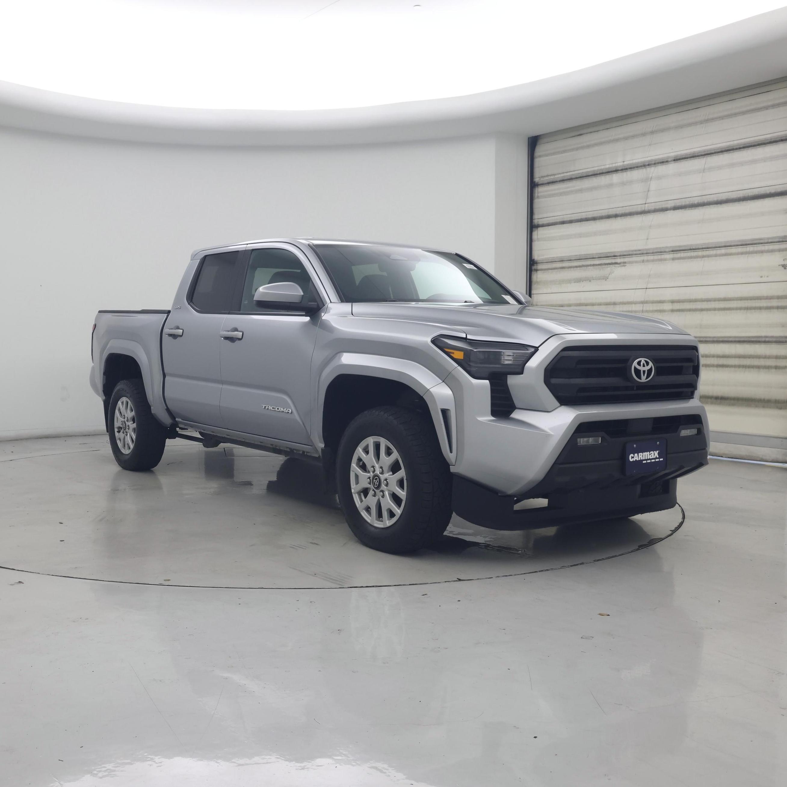 Silver 2024 Toyota Tacoma Pickup Truck Four-Wheel Drive Automatic