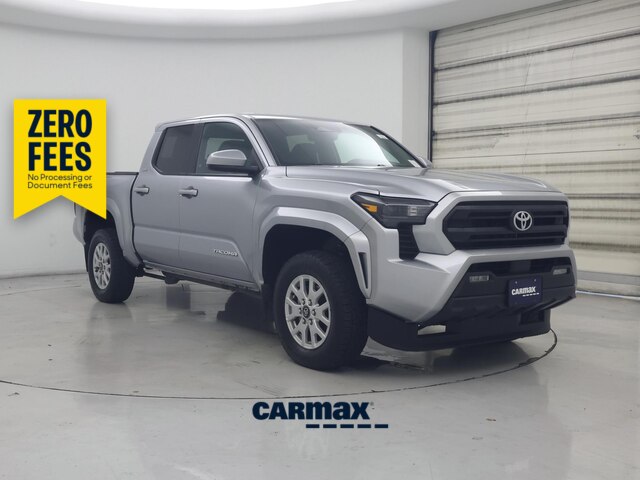 Silver 2024 Toyota Tacoma Pickup Truck Four-Wheel Drive Automatic