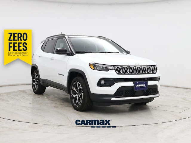 White 2025 Jeep Compass SUV / Crossover Four-Wheel Drive Automatic